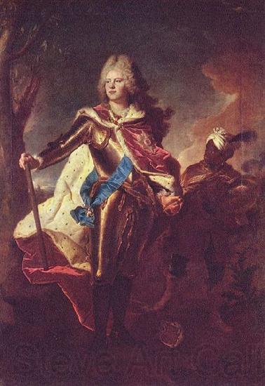 Hyacinthe Rigaud Portrait of Friedrich August II of Saxony